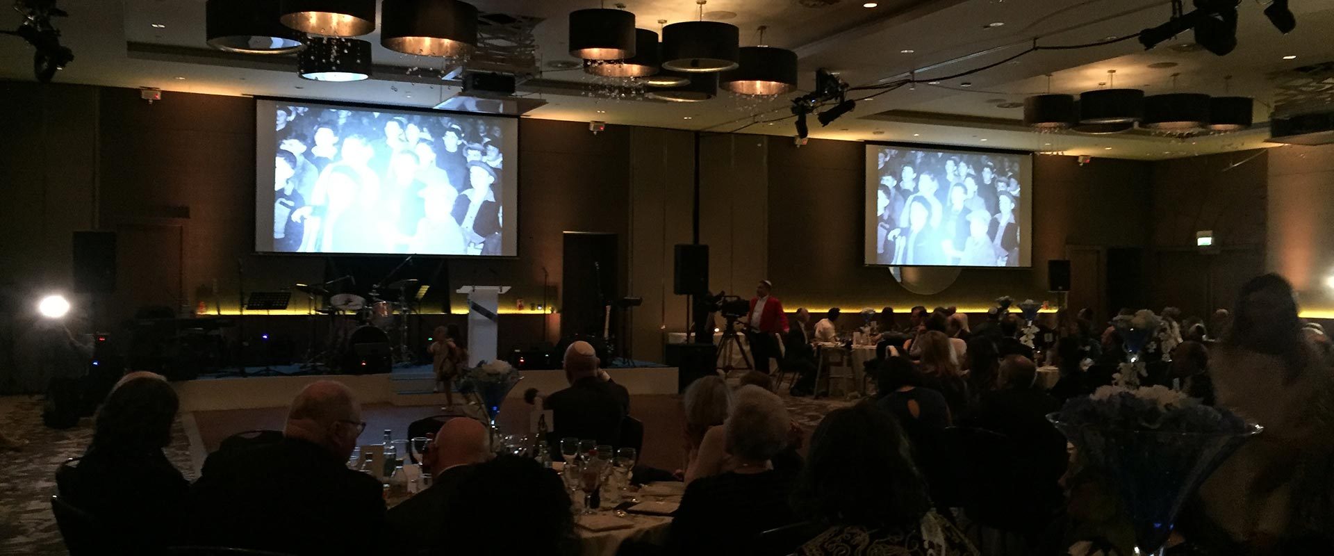 AV production for '45 Aid Society charity dinner