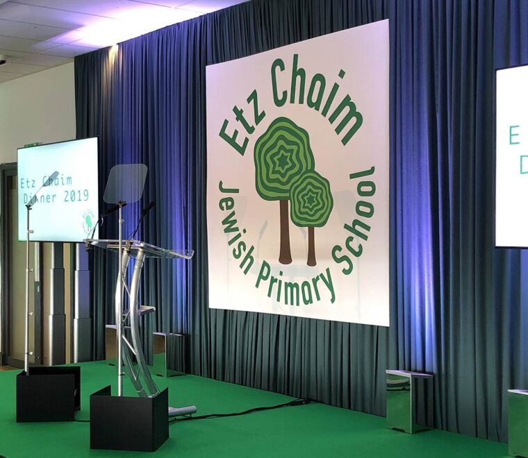 AV production for Etz Chaim school fundraising dinner