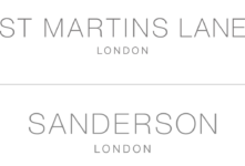St Martins Lane + Sanderson Hotels logos